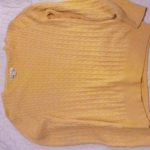 Yellow Kim Rogers sweater